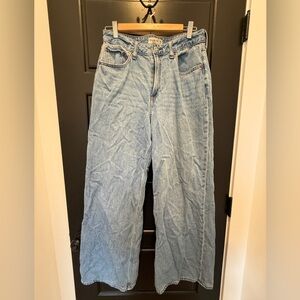 Curve Love High Rise Wide Leg Jeans